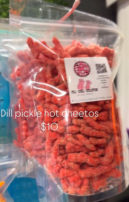 Dill pickle hot Cheetos